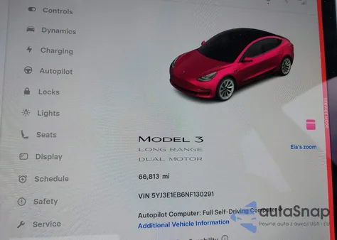 2022 Tesla Model 3 Long Range Dual Motor All-Wheel Drive from USA, damaged, VIN 5YJ3E1EB6NF130291